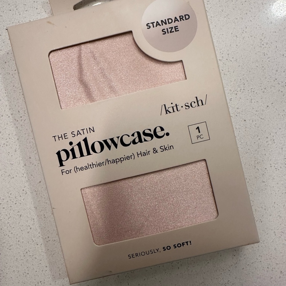 Kitsch Satin Pillowcase - Soft Blush